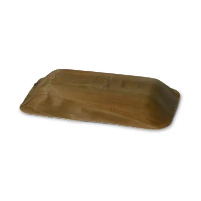 Piatti di foglie di palma rettangolari asporto domicilio Ristorazione Forniture Monouso Eco Bio Biodegradabile Packaging Consumabili Ecologico Ingrosso fornitore