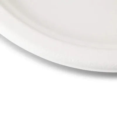 Piatti in canna da zucchero, rotondi Ø 26 cm forniture ingrosso asporto
