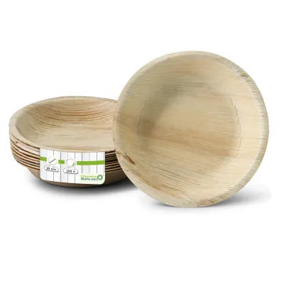 Piatti in foglie di palma asporto domicilio Ristorazione Forniture Monouso Eco Bio Biodegradabile Packaging Consumabili Ecologico Ingrosso fornitore forniture Take away