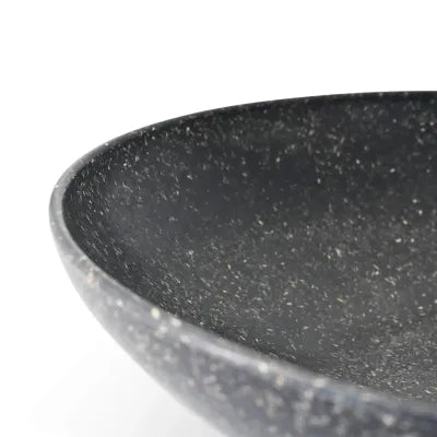 Piatti riutilizzabili Ø 21,5 cm, profondi, rotondi, pepe/grigio asporto domicilio take away