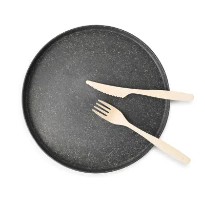 Piatti riutilizzabili "BioYep" Ø 24 cm, rotondo, pepe/grigio monouso take away forniture ristorazione