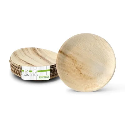 Piatto foglia di palma BioYep Ø 23 cm rotondo asporto domicilio Ristorazione Forniture Monouso Eco Bio Biodegradabile Packaging Consumabili Ecologico Ingrosso fornitore forniture Take away 1
