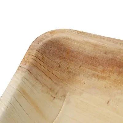 Piatto di foglia di palma asporto domicilio Ristorazione Forniture Monouso Bio Biodegradabile Packaging Consumabili Ecologico Ingrosso fornitore forniture