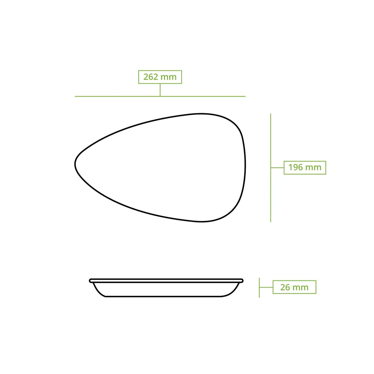 Piatto foglia di palma BioYep 26 cm goccia asporto domicilio Ristorazione Forniture Monouso Eco Bio Biodegradabile Packaging Consumabili Ecologico Ingrosso fornitore forniture Take away 6

