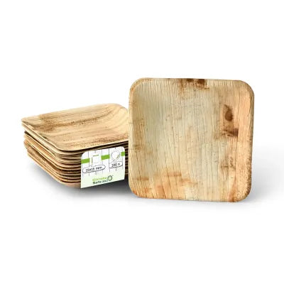 Piatto in foglie di palma asporto domicilio Ristorazione Forniture Monouso Bio Biodegradabile Packaging Consumabili Ecologico Ingrosso Take away Fornitore