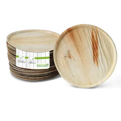 Piatto pizza Foglia Palma asporto domicilio Ristorazione Forniture Monouso Bio Biodegradabile Packaging Consumabili Ecologico Ingrosso Take away Fornitore