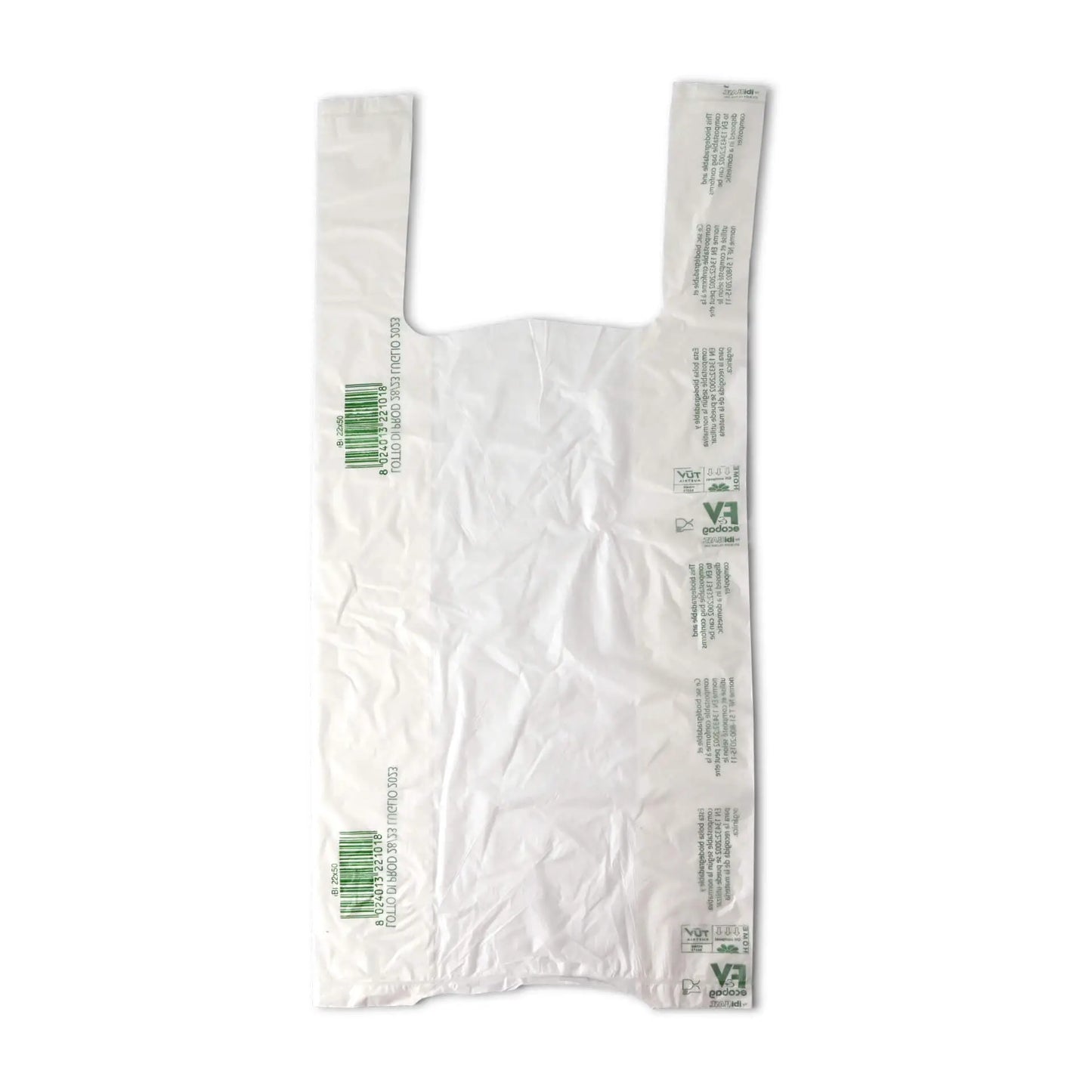 Sacchetti Mater-Bi 22+13x50 cm rotolo 200 pezzi asporto domicilio Ristorazione Forniture Monouso Eco Bio Biodegradabile Packaging Consumabili Ecologico Ingrosso fornitore forniture Take away 2
