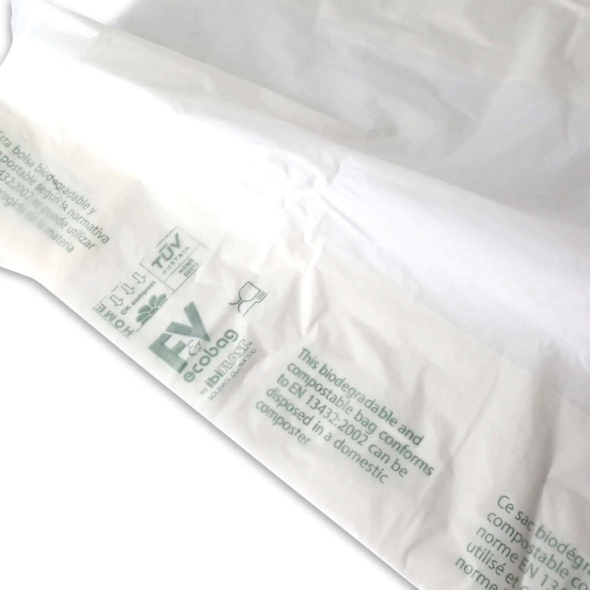 Sacchetti Mater-Bi 22+13x50 cm rotolo 200 pezzi asporto domicilio Ristorazione Forniture Monouso Eco Bio Biodegradabile Packaging Consumabili Ecologico Ingrosso fornitore forniture Take away 3
