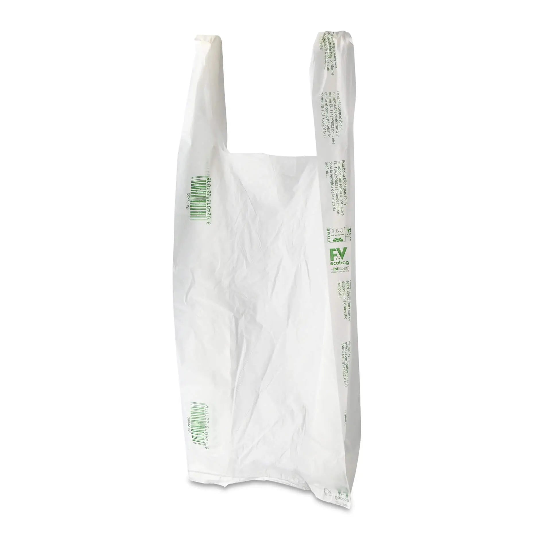 Sacchetti Mater-Bi 22+13x50 cm rotolo 200 pezzi asporto domicilio Ristorazione Forniture Monouso Eco Bio Biodegradabile Packaging Consumabili Ecologico Ingrosso fornitore forniture Take away 4
