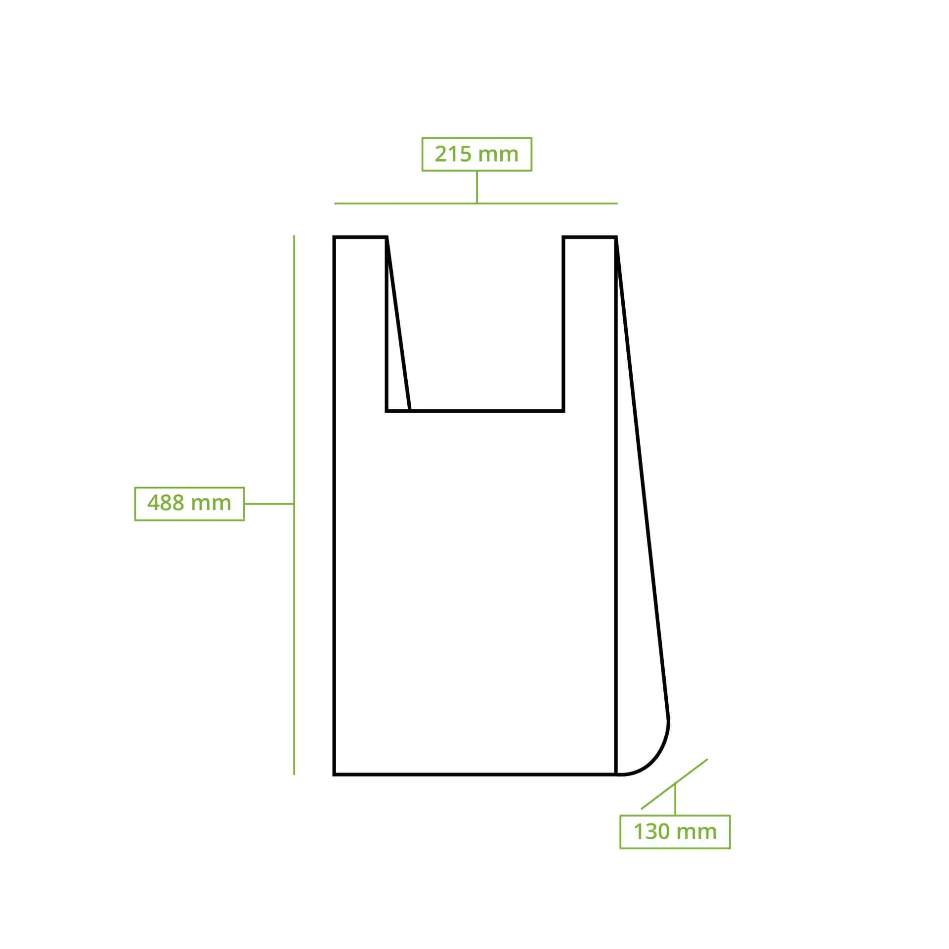 Sacchetti Mater-Bi 22+13x50 cm rotolo 200 pezzi asporto domicilio Ristorazione Forniture Monouso Eco Bio Biodegradabile Packaging Consumabili Ecologico Ingrosso fornitore forniture Take away 7
