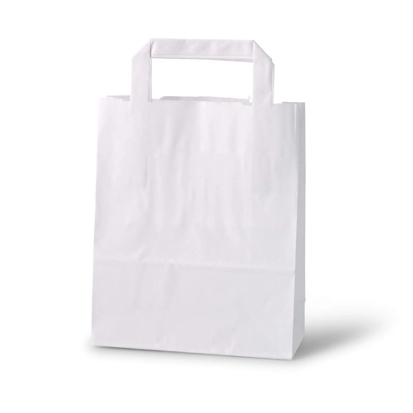 Sacchetti carta Kraft S 18x8x22 cm bianco asporto domicilio Ristorazione Forniture Monouso Eco Bio Biodegradabile Packaging Consumabili Ecologico Ingrosso fornitore forniture Take away 2
