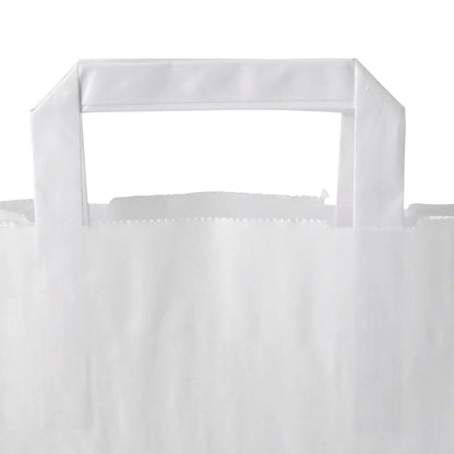 Sacchetti carta Kraft S 18x8x22 cm bianco asporto domicilio Ristorazione Forniture Monouso Eco Bio Biodegradabile Packaging Consumabili Ecologico Ingrosso fornitore forniture Take away 4
