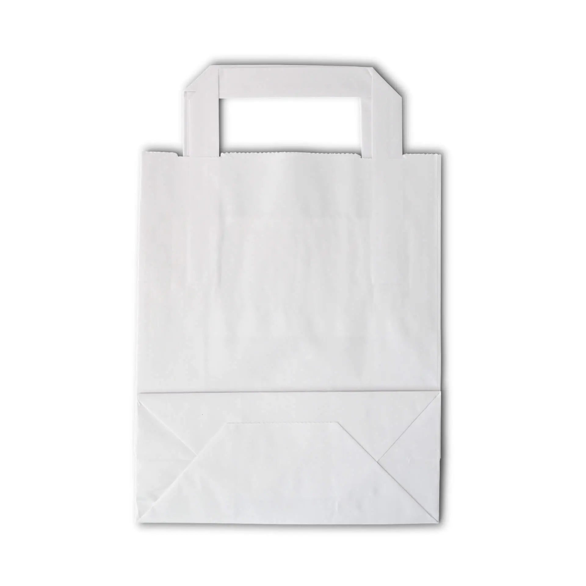 Sacchetti carta Kraft S 18x8x22 cm bianco asporto domicilio Ristorazione Forniture Monouso Eco Bio Biodegradabile Packaging Consumabili Ecologico Ingrosso fornitore forniture Take away 6
