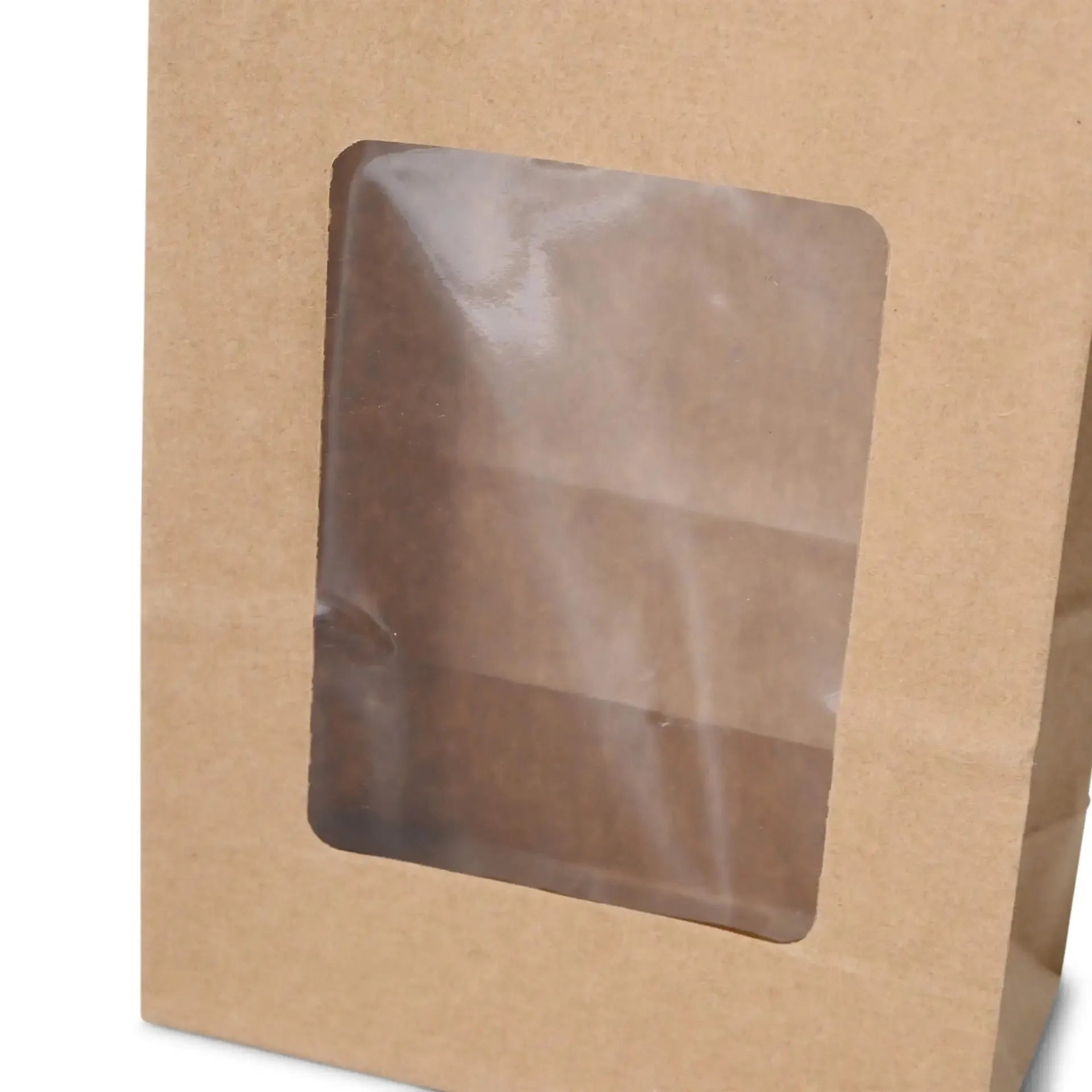 Sacchetti fondo quadro PLA-finestra M 11x6x23,5 cm marrone carta kraft asporto domicilio Ristorazione Forniture Monouso Eco Bio Biodegradabile Packaging Consumabili Ecologico Ingrosso fornitore forniture Take away 4
