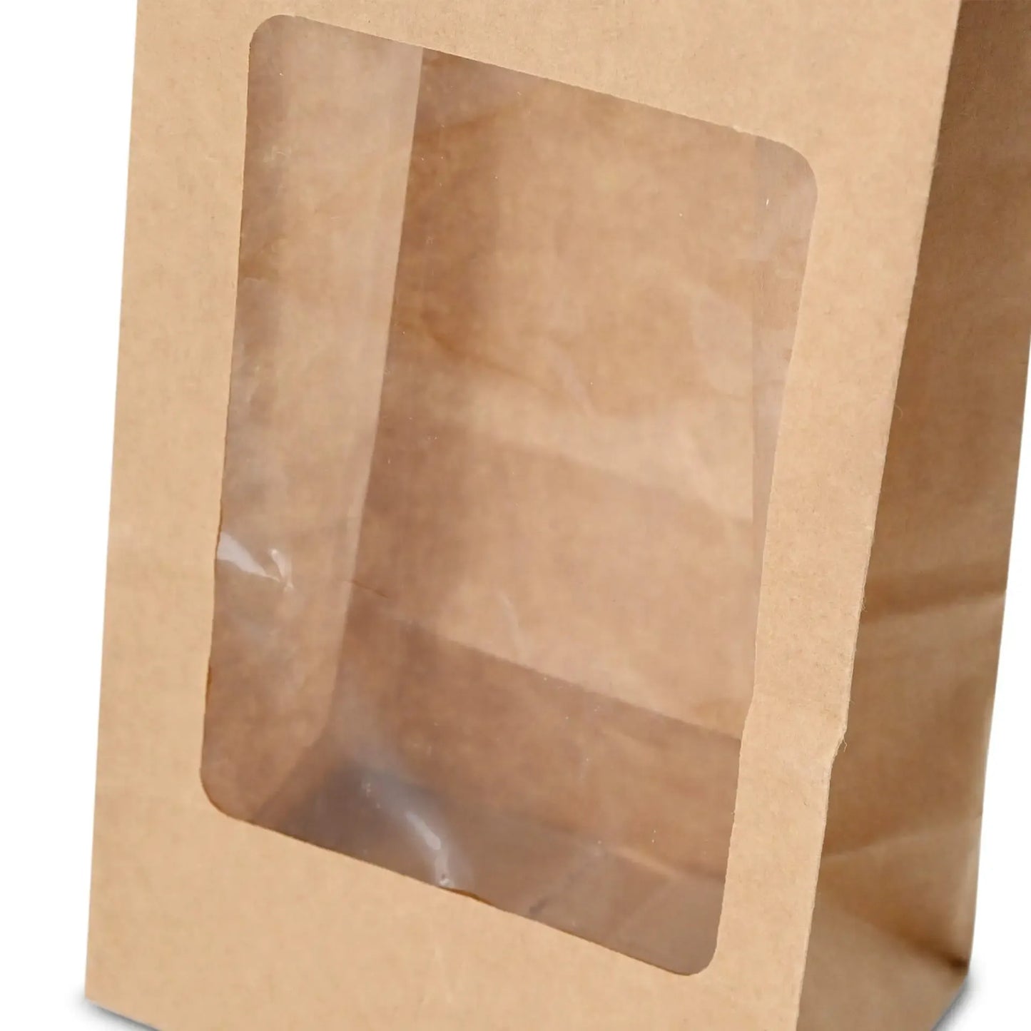 Sacchetti fondo quadro PLA-finestra S 9x6x19,5 cm marrone carta kraft asporto domicilio Ristorazione Forniture Monouso Eco Bio Biodegradabile Packaging Consumabili Ecologico Ingrosso fornitore forniture Take away 4
