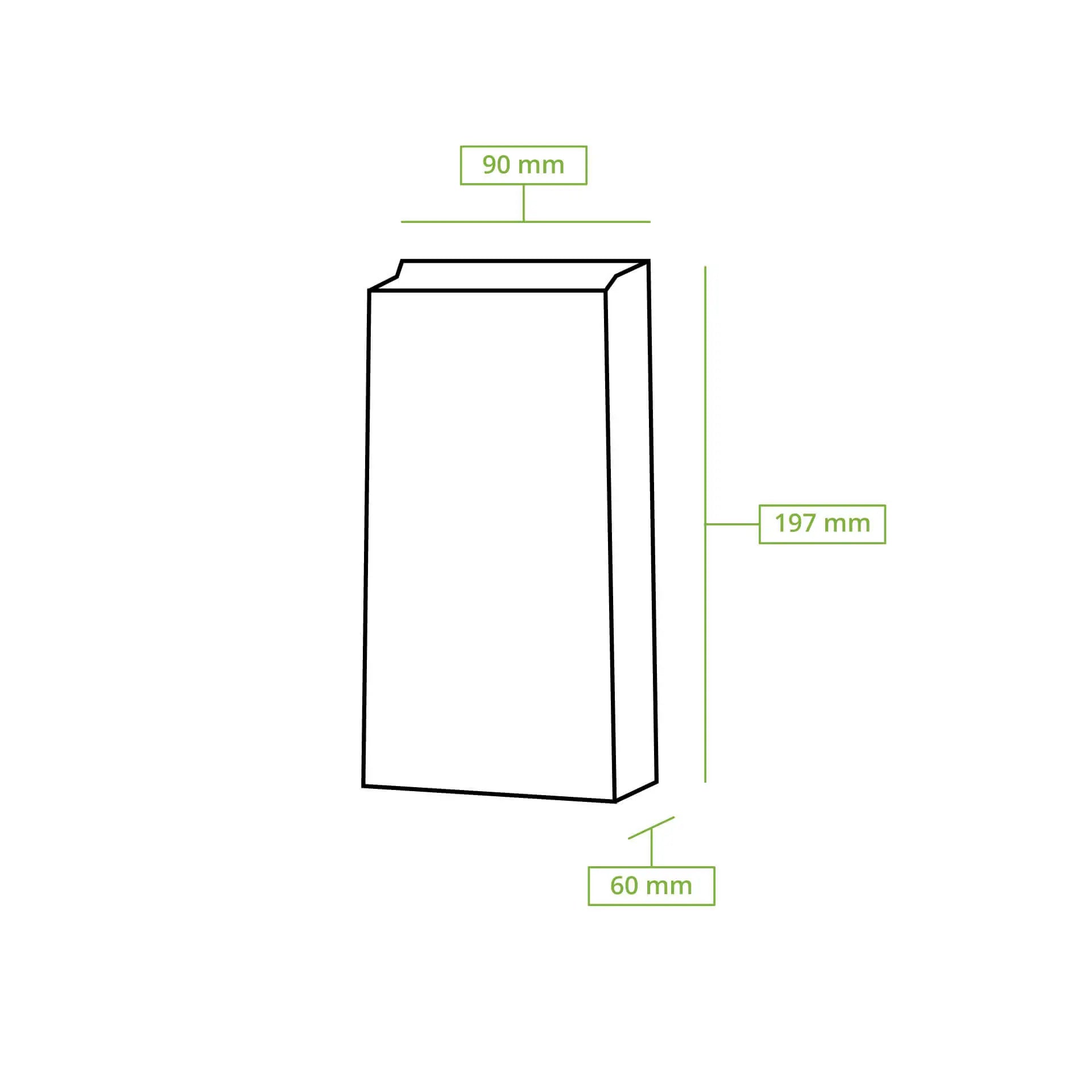 Sacchetti fondo quadro PLA-finestra S 9x6x19,5 cm marrone carta kraft asporto domicilio Ristorazione Forniture Monouso Eco Bio Biodegradabile Packaging Consumabili Ecologico Ingrosso fornitore forniture Take away 6
