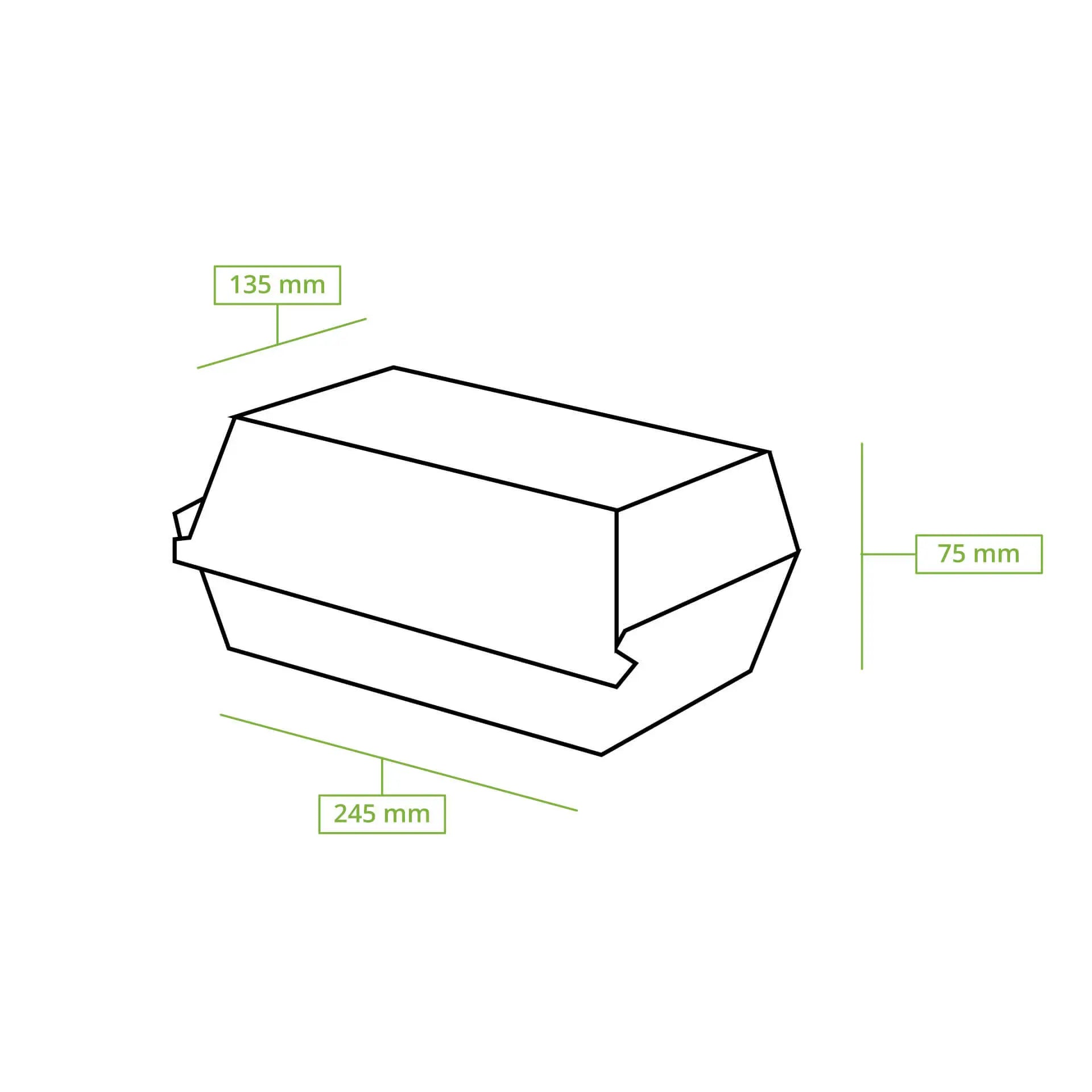 Scatole coperchio incernierato 24,8x13x7,5 cm cartone kraft asporto domicilio Ristorazione Forniture Monouso Eco Bio Biodegradabile Packaging Consumabili Ecologico Ingrosso fornitore forniture Take away 6
