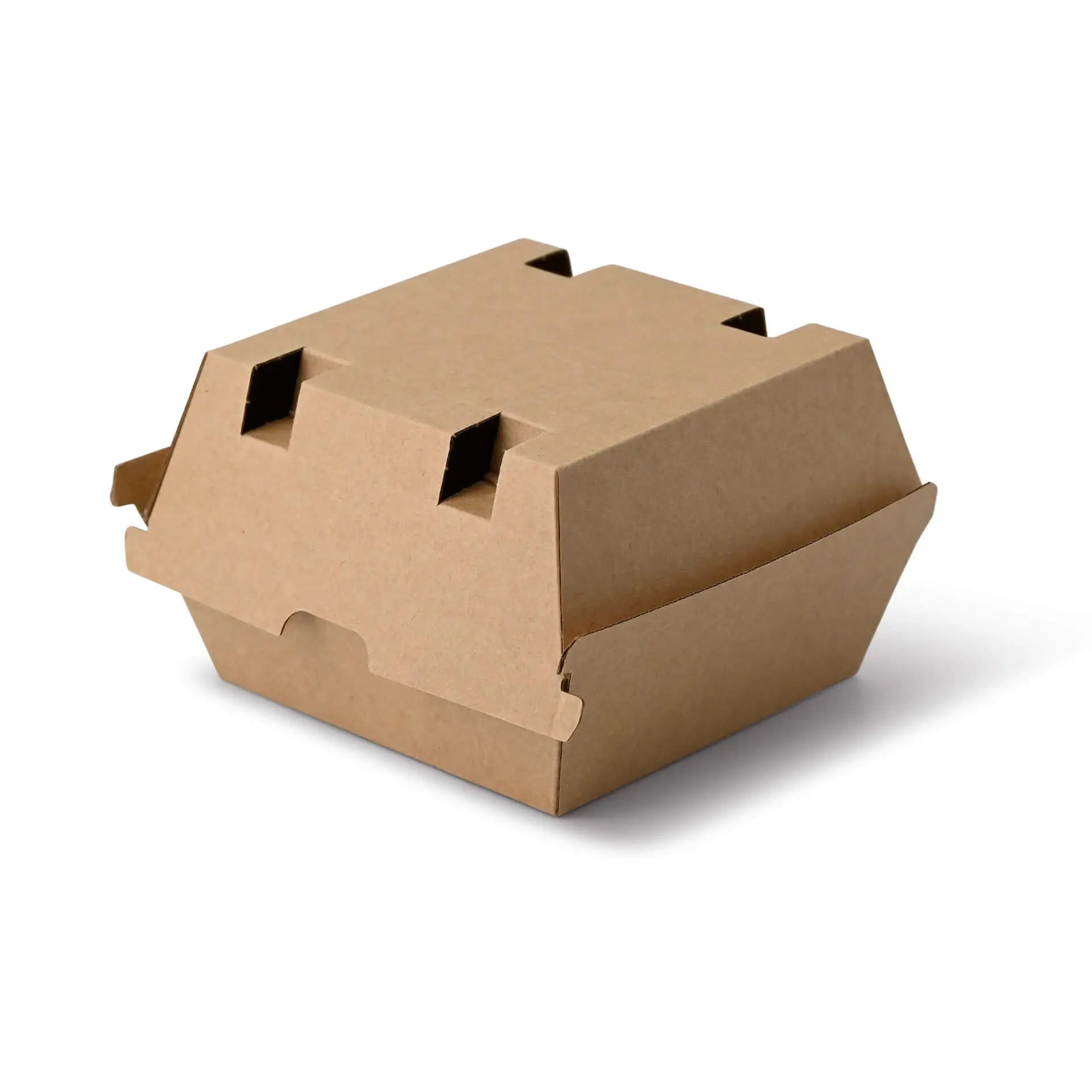 Scatole hamburger asporto 13x14x8 cm cartone kraft asporto domicilio Ristorazione Forniture Monouso Eco Bio Biodegradabile Packaging Consumabili Ecologico Ingrosso fornitore forniture Take away 2
