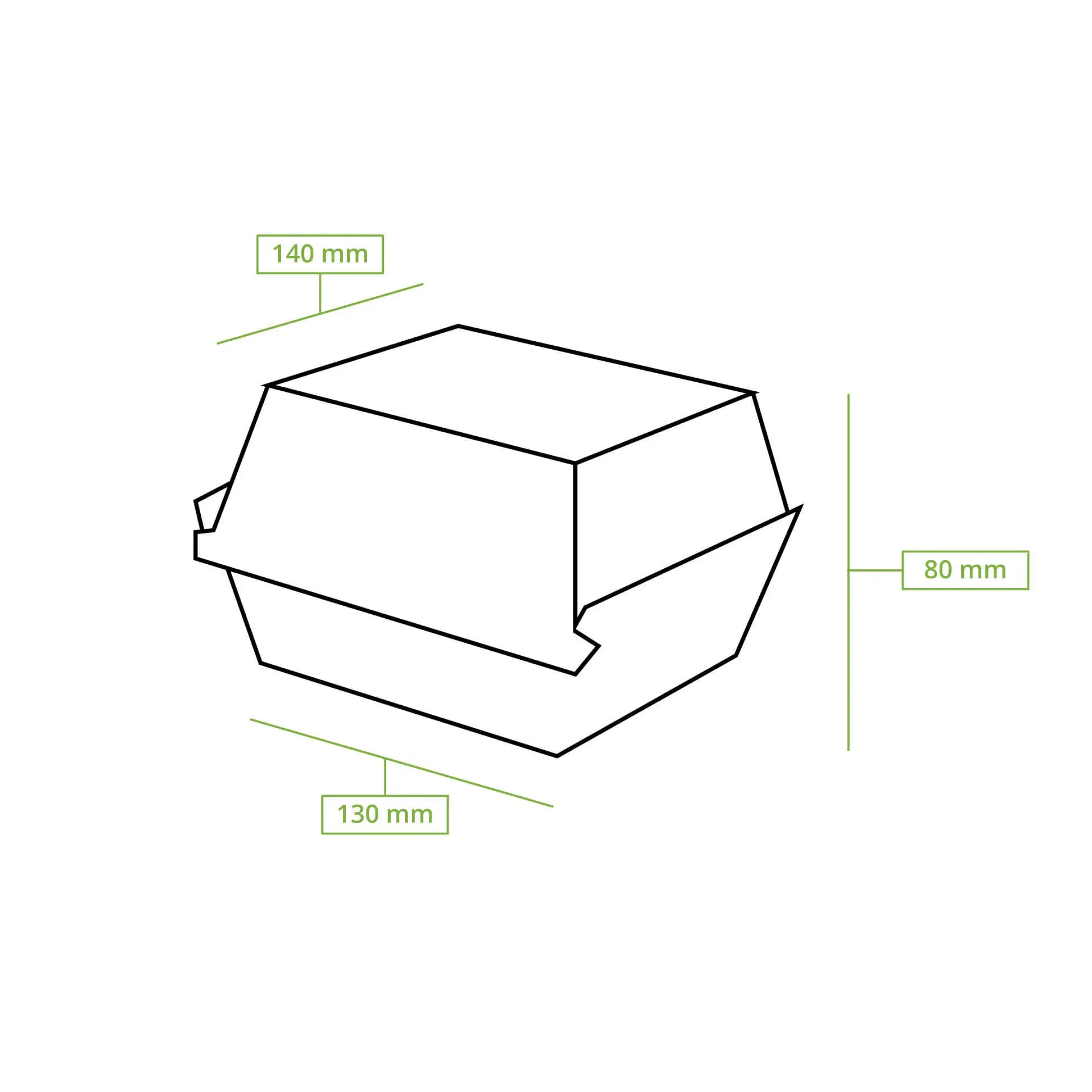 Scatole hamburger asporto 13x14x8 cm cartone kraft asporto domicilio Ristorazione Forniture Monouso Eco Bio Biodegradabile Packaging Consumabili Ecologico Ingrosso fornitore forniture Take away 8
