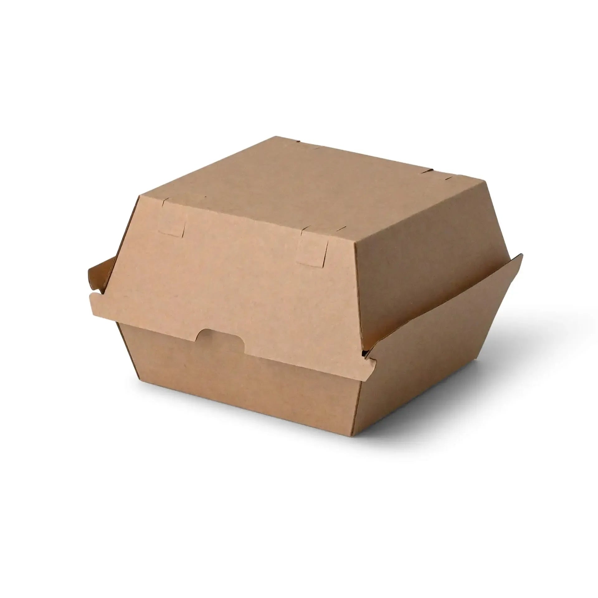 Scatole hamburger asporto 16,8x15,8x9,8 cm cartone kraft asporto domicilio Ristorazione Forniture Monouso Eco Bio Biodegradabile Packaging Consumabili Ecologico Ingrosso fornitore forniture Take away 3
