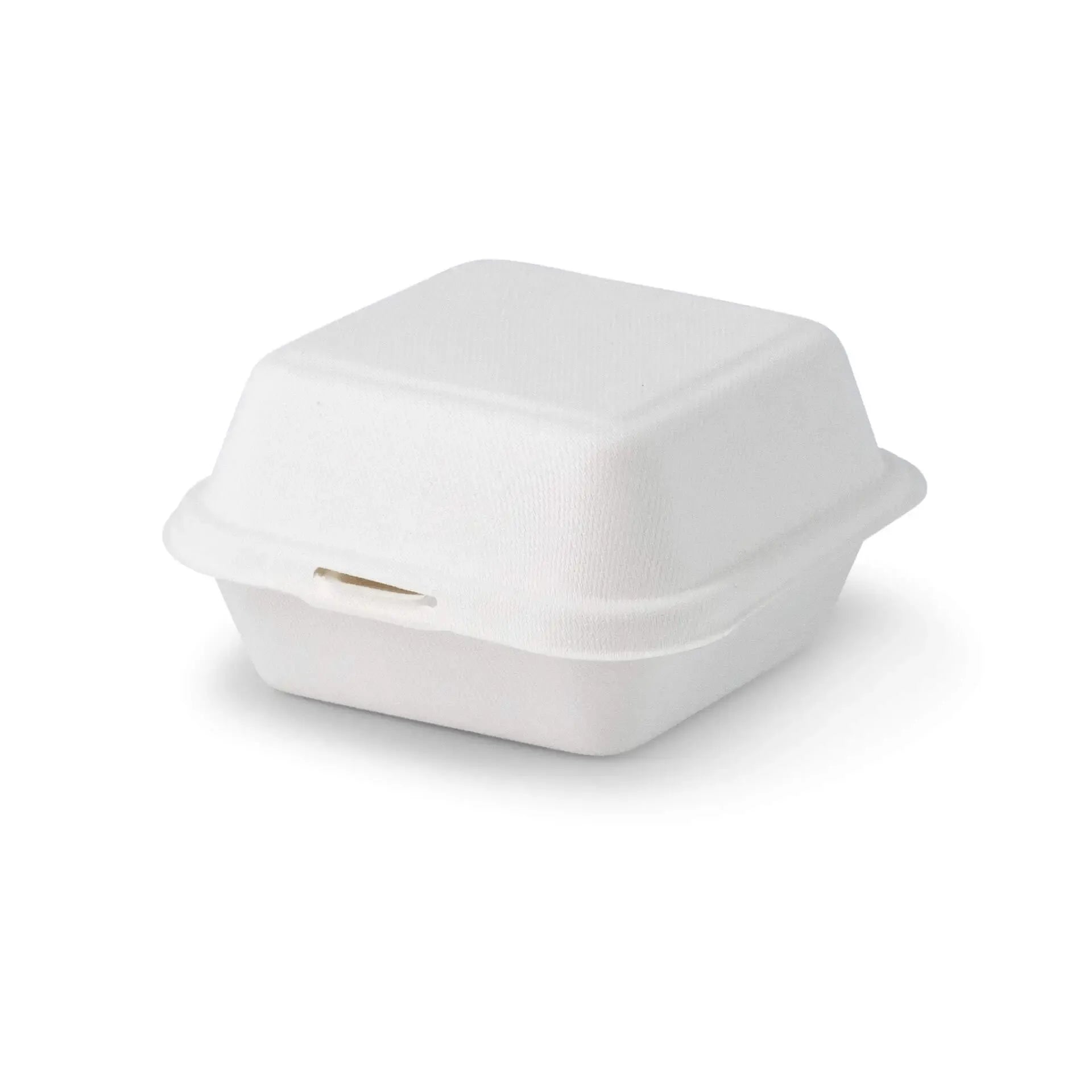 Scatole hamburger canna di zucchero 15x15x8 cm quadrate asporto domicilio Ristorazione Forniture Monouso Eco Bio Biodegradabile Packaging Consumabili Ecologico Ingrosso fornitore forniture Take away 2
