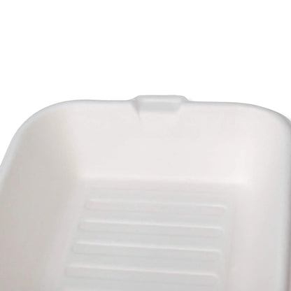 Scatole hamburger canna di zucchero 15x15x8 cm quadrate asporto domicilio Ristorazione Forniture Monouso Eco Bio Biodegradabile Packaging Consumabili Ecologico Ingrosso fornitore forniture Take away 5
