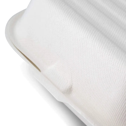 Scatole hamburger canna di zucchero 15x15x8 cm quadrate asporto domicilio Ristorazione Forniture Monouso Eco Bio Biodegradabile Packaging Consumabili Ecologico Ingrosso fornitore forniture Take away 6
