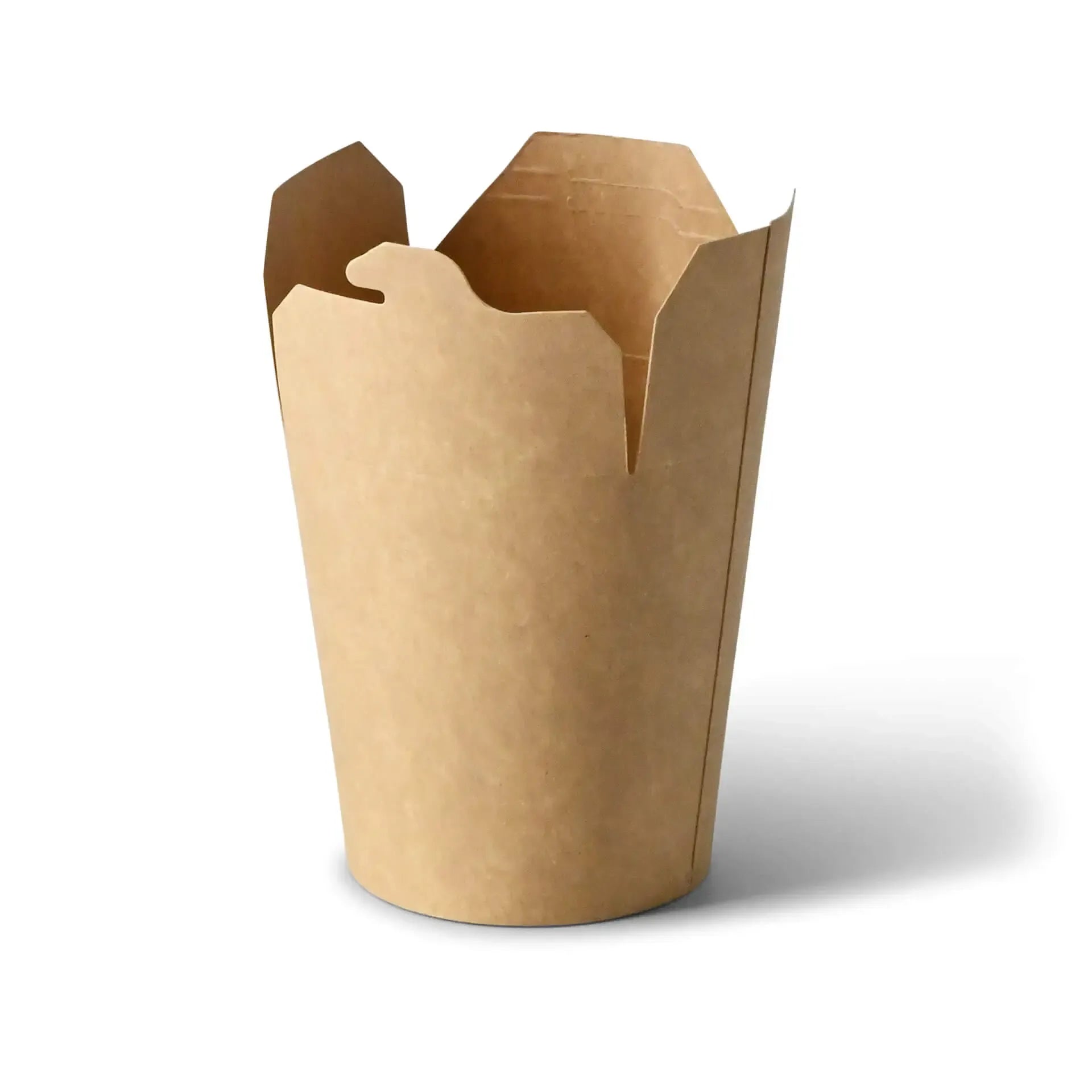 Scatole noodle 400 ml kraft rivestite PLA asporto domicilio Ristorazione Forniture Monouso Eco Bio Biodegradabile Packaging Consumabili Ecologico Ingrosso fornitore forniture Take away 4
