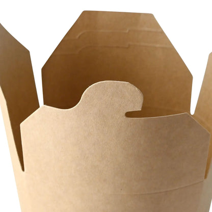 Scatole noodle 650 ml kraft rivestite PLA asporto domicilio Ristorazione Forniture Monouso Eco Bio Biodegradabile Packaging Consumabili Ecologico Ingrosso fornitore forniture Take away 5
