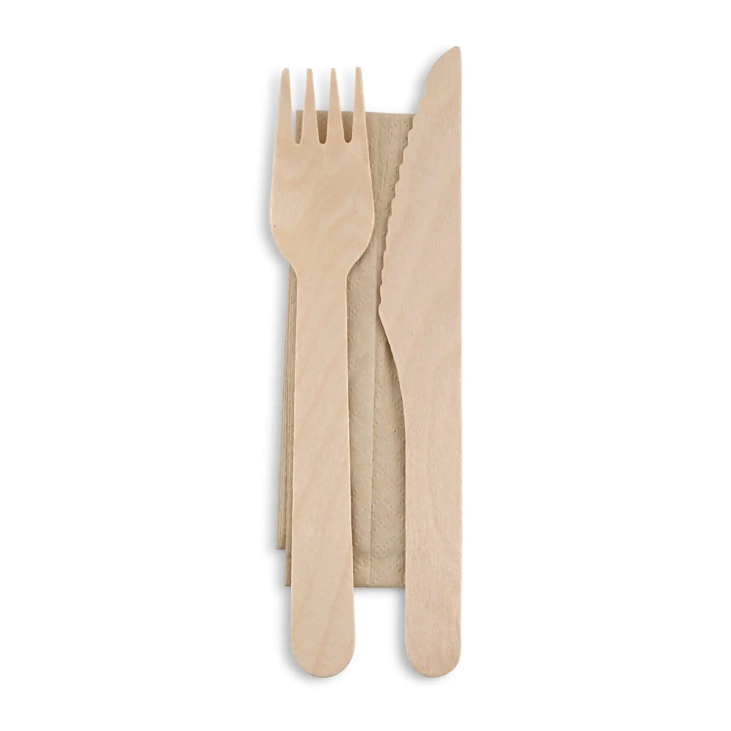 Set posate legno coltello forchetta tovagliolo 16 cm rivestimento biologico asporto domicilio Ristorazione Forniture Monouso Eco Bio Biodegradabile Packaging Consumabili Ecologico Ingrosso fornitore forniture Take away 2
