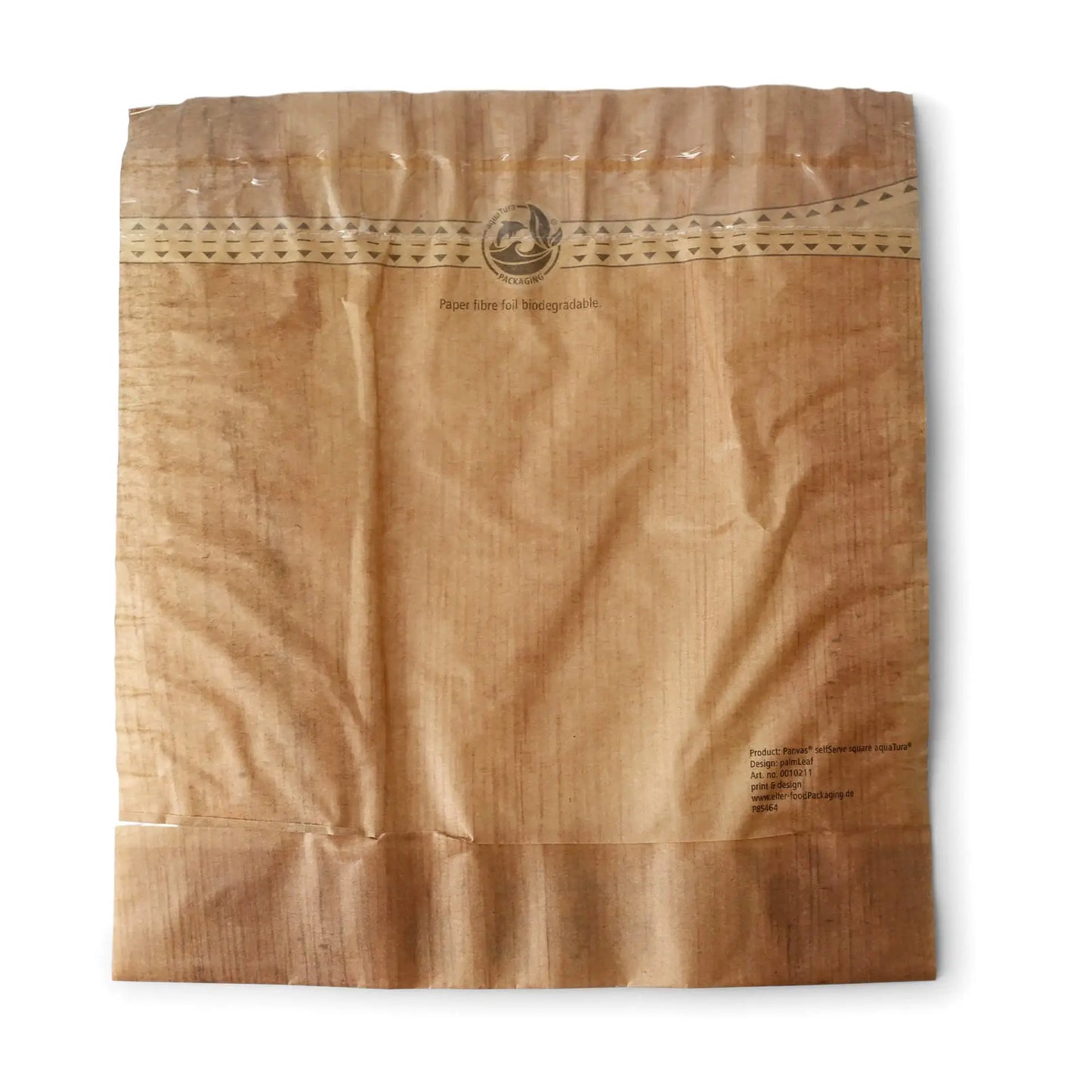 Snack bag carta pellicola bio 17,5x20 cm stampa foglie di palma asporto domicilio Ristorazione Forniture Monouso Eco Bio Biodegradabile Packaging Consumabili Ecologico Ingrosso fornitore forniture Take away 3
