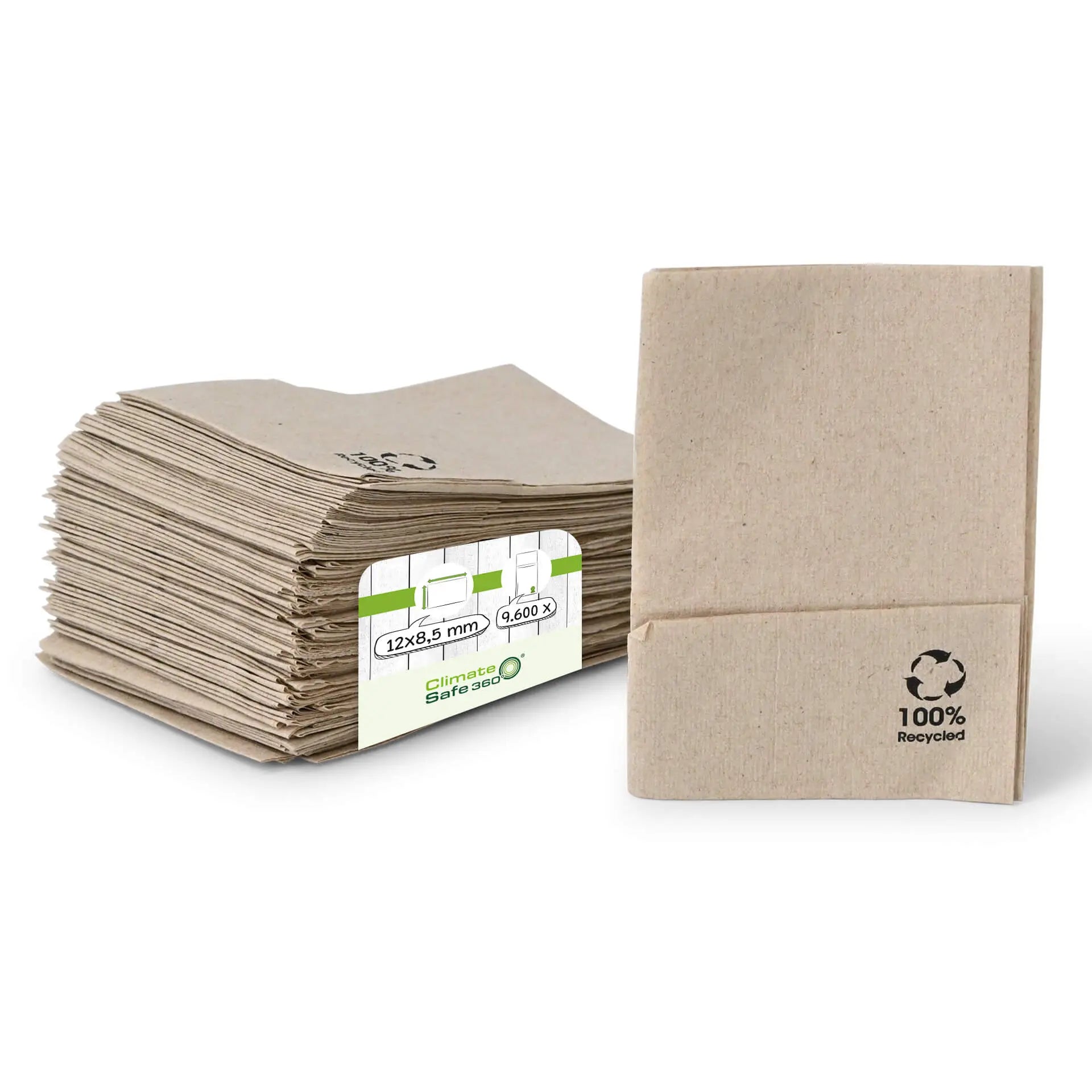 Tovaglioli carta-gelato 12x8,5 cm 1 velo piegati non sbiancato asporto domicilio Ristorazione Forniture Monouso Eco Bio Biodegradabile Packaging Consumabili Ecologico Ingrosso fornitore forniture Take away 1
