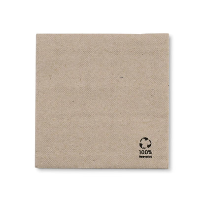 Tovaglioli carta riciclata Premium 25x25 cm 2 veli 1/4 piega non sbiancato asporto domicilio Ristorazione Forniture Monouso Eco Bio Biodegradabile Packaging Consumabili Ecologico Ingrosso fornitore forniture Take away 2
