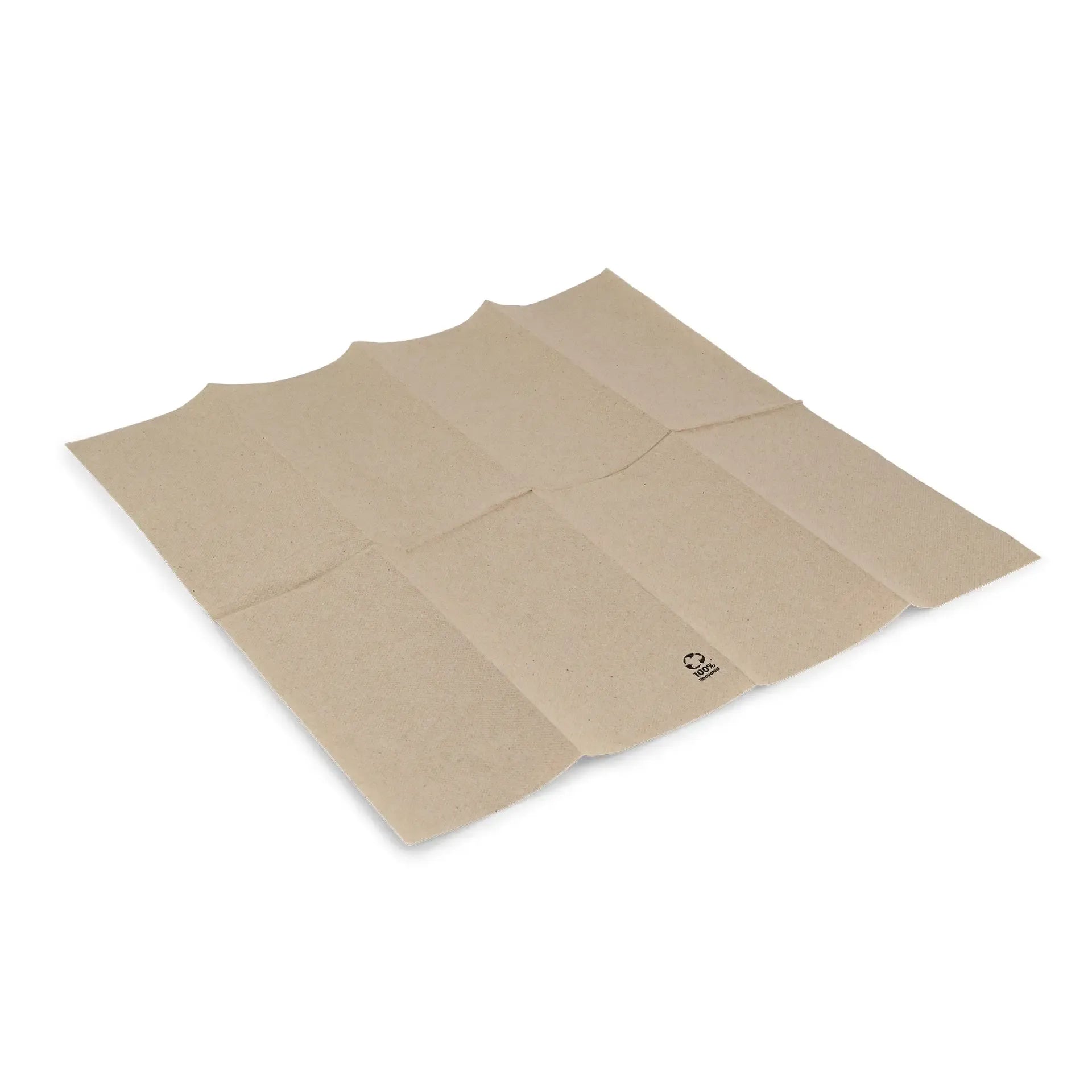 Tovaglioli carta riciclata Premium 40x40 cm 2 veli 1/8 piega non sbiancato asporto domicilio Ristorazione Forniture Monouso Eco Bio Biodegradabile Packaging Consumabili Ecologico Ingrosso fornitore forniture Take away 3
