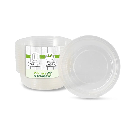 Vasi PLA-deli 240 ml Ø 121 mm rotondo asporto domicilio Ristorazione Forniture Monouso Eco Bio Biodegradabile Packaging Consumabili Ecologico Ingrosso fornitore forniture Take away 1
