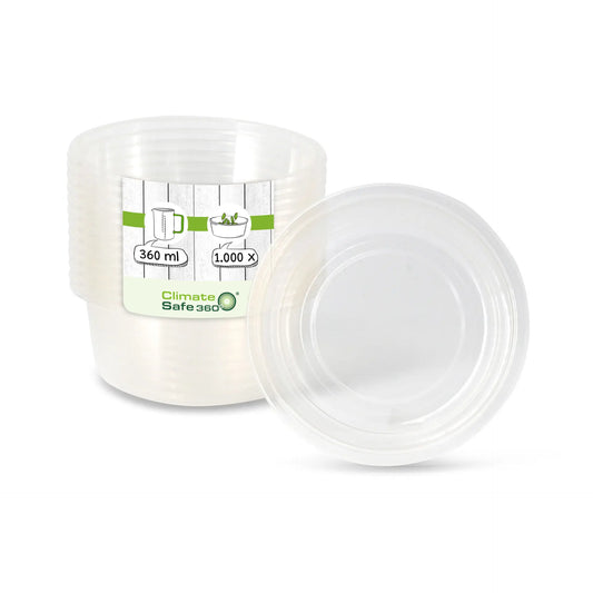 Vasi PLA-deli 360 ml Ø 121 mm rotondi asporto domicilio Ristorazione Forniture Monouso Eco Bio Biodegradabile Packaging Consumabili Ecologico Ingrosso fornitore forniture Take away 1
