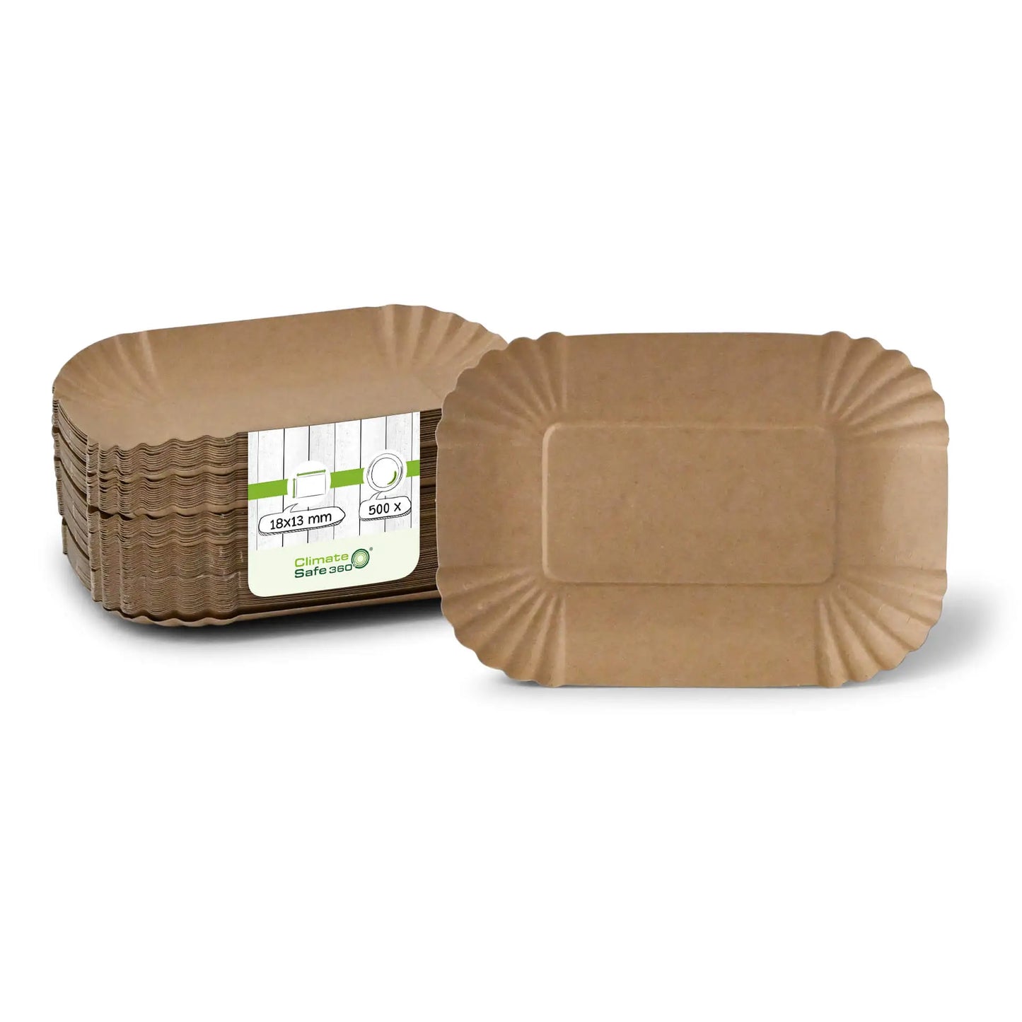 Vassoi carta alimenti 18x13x3 cm kraft rettangolare asporto domicilio Ristorazione Forniture Monouso Eco Bio Biodegradabile Packaging Consumabili Ecologico Ingrosso fornitore forniture Take away 1
