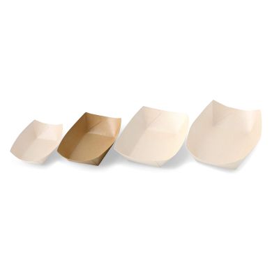 Vassoi per snack di cartone 400 ml, 17 x 12,5 x 4 cm, marrone ingrosso ristoranti paninerie pub pizzerie asporto domicilio take away monouso ingrosso forniture street food