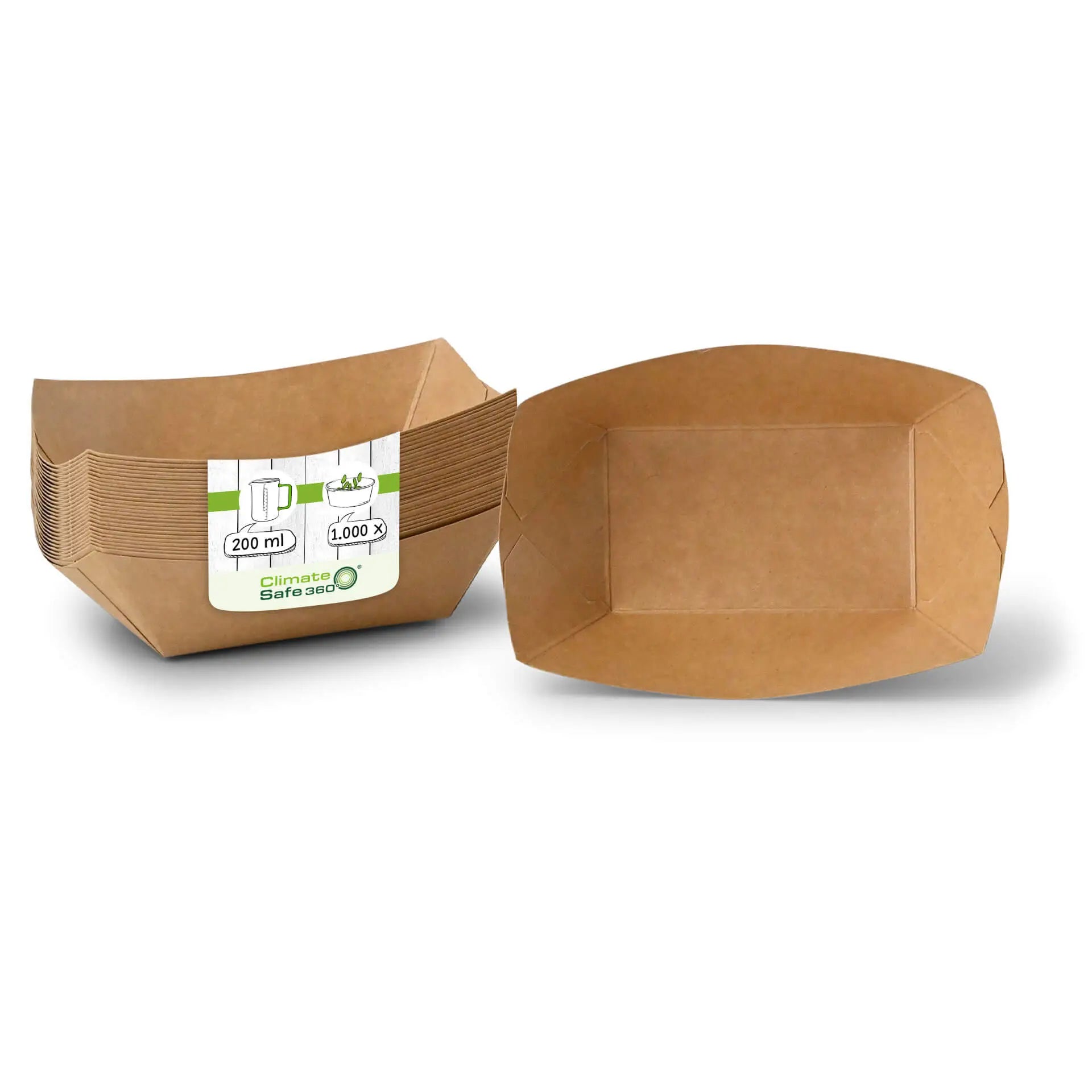 Vassoi snack cartone 200 ml 13x10x3 cm marrone asporto domicilio Ristorazione Forniture Monouso Eco Bio Biodegradabile Packaging Consumabili Ecologico Ingrosso fornitore forniture Take away 1
