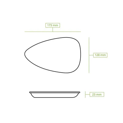 piatti in foglia di palma asporto domicilio Ristorazione Forniture Monouso Bio